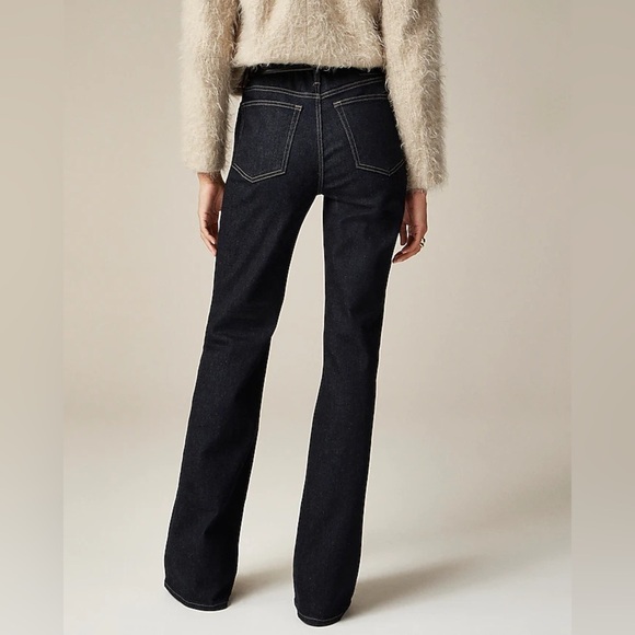 NWT J.Crew High-Rise Bootcut Jeans Classic Flare Super Stretch Denim Size 27 - Picture 12 of 14